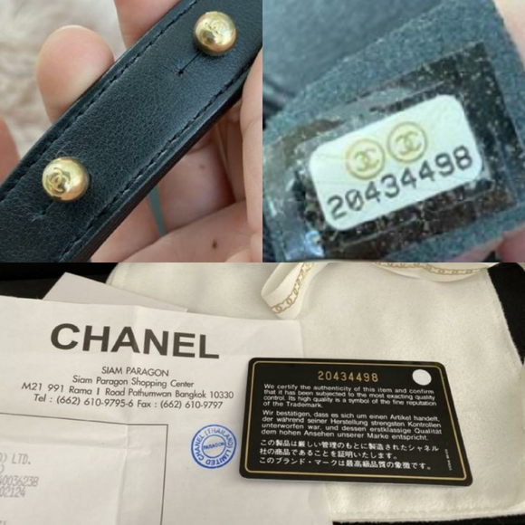 100% Auth CHANEL Boy Le Medium Black Lambskin Bag - Picture 7 of 8